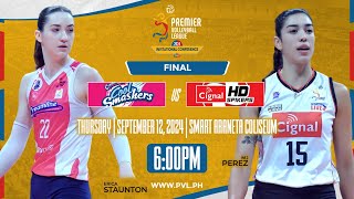 CIGNAL VS CREAMLINE  PVL INVITATIONAL CONFERENCE  6PM  SEPTEMBER 12 2024 [upl. by Guimar]