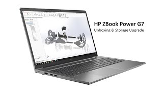 HP ZBook Power G7 Unboxing amp SSD Upgrade [upl. by Tiffanle]