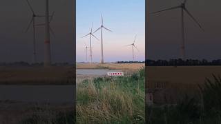 Windpark Feldheim hier stand mal die BWU 100057 Windkraftanlage 😎🏗 09072024 [upl. by Heurlin]