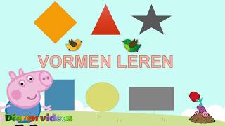 Vormen leren  PEUTER TV  Vormen leren met plaatjes [upl. by Elocen]