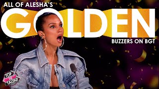 EVERY Alesha Dixon GOLDEN BUZZER on BGT from 20142023 [upl. by Hooke]