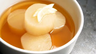 How to cook daikon radish  daikon nimono using dashi stock 😮 EASY [upl. by Aneela]