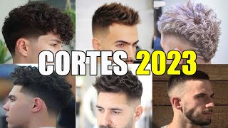 MEJORES CORTES de PELO para HOMBRES este 2023  COMO PEINARSE el CABELLO [upl. by Orabelle]