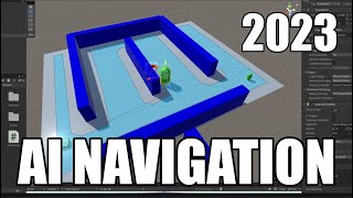 NEW AI Navigation  Unity 2023 [upl. by Tyrus]