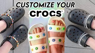 How to customize your Crocs REMOVABLE chains  easy DIY Jibbitz [upl. by Ada]