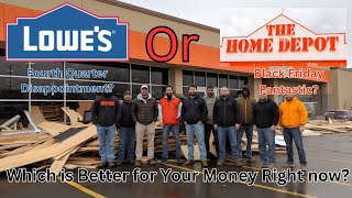 Live Analysis Home Depot vs Lowes Black Friday Deals  Where Lowes Falls Short [upl. by Astrahan789]