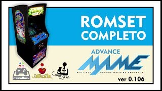 ROMSET COMPLETO DE ADVANCEMAME MAME 0106 [upl. by Sumer]