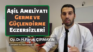 Aşil Tendon Ameliyatı Germe ve Güçlendirme Egzersizleri Evde Tedavi [upl. by Donoho]