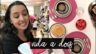 VLOG Bandeja de petiscos Mesa posta de café da manhã e Lojas de decoração [upl. by Earesed339]