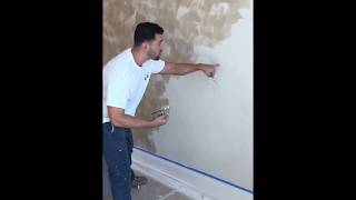 Venetian Plaster tip How to Compress and Burnish [upl. by Inaboy]