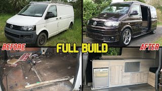 Complete Camper Van Build Start to finish Conversion [upl. by Imoyik820]