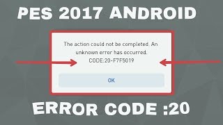 PES 2017 ANDROID FIX ERROR CODE 20pes2021 tiktok viral Tungaumiang [upl. by Attener931]