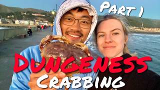 Pier Fishing for Dungeness Crab PART 1 [upl. by Skurnik]