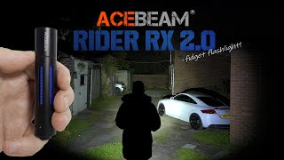 ACEBEAM RIDER RX 20  Bolt action Fidget flashlight  1000 lumens  AA or 14500 battery [upl. by Landau963]