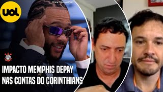 MEMPHIS DEPAY CUSTA MAIS DE 10 DA FOLHA SALARIAL DO CORINTHIANS [upl. by Asenaj]