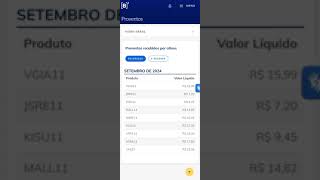 DIVIDENDO DE SETEMBRO bolsadevalores dividendos investimentos fundosimobiliarios shortsviral [upl. by Roselane71]