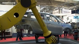 RoboterNeuheiten und Weltpremieren auf der HANNOVER MESSE 2015 [upl. by Sauncho929]