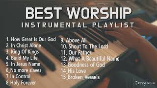 10시간 Best Christian Songs 2023 Worship Instrumental Music Playlist  잔잔한 피아노 찬양 연주 모음  기도음악 [upl. by Annalee]