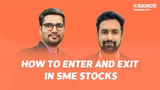 How to Enter and Exit in SME Stocks  Small amp Medium Enterprise Stocks  Aditya Joshi  Ep172 [upl. by Georgianne190]