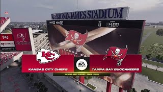 Chiefs vs Buccaneers SimulationSuper Bowl 55Madden 24 PS5 [upl. by Ttayw]