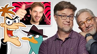 Phineas and Ferb Creators Review Impressions of Their Voices Candace Against The Universe [upl. by Jovita]