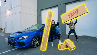 We Install the OEM STI Lip Kit  2021 Subaru WRX STI [upl. by Malamud796]