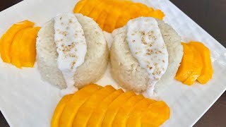 STICKY RICE MANGO RICE COOKER  So easy to make [upl. by Suzanna562]