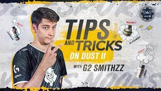 G2 SmithZz  CSGO Utility on Dust II  Tips and Tricks [upl. by Bindman606]