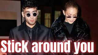 zayn malik and gigi Hadid  stick around you  zayn malik new album song  zayn malik edit  Zayn [upl. by Enelahs]