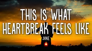 JVKE  this is what heartbreak feels like pretty little liar Lyrics [upl. by Inama]