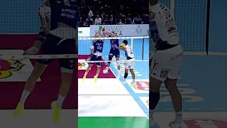 The luckiest volleyball moment 😁🍀 epicvolleyball volleyballworld volleyball [upl. by Hersh]