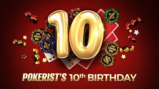 Happy 10th anniversary Pokerist [upl. by Nonnahs]