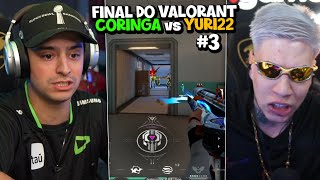 FINAL COM MUITA FARPAS CORINGA vs YURI22 no VALORANT [upl. by Barsky]