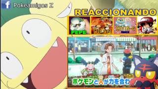 REACCIONPOKEMON SOL Y LUNAPREVIEW2 [upl. by Adnowal]