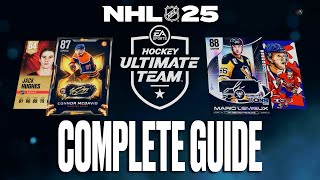 THE COMPLETE GUIDE TO HOCKEY ULTIMATE TEAM IN NHL 25 [upl. by Knorring]