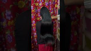 Smoothening  keratin ￼ treatment  butterflyhaircut hairstyle butterflycut hair barber [upl. by Dent421]