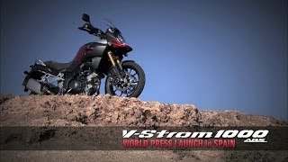 VStrom 1000 ABS World Press Launch Video [upl. by Myers]