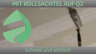 Decken und Wände mit Rollspachtel auf Q2 spachteln maler diy sanieren [upl. by Imefulo872]