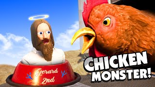 CHICKEN Monster Eats The Most POWERFUL Human in Goat Simulator 3 [upl. by Anabal]