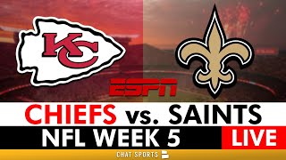 Chiefs vs Saints Live Streaming Scoreboard Free PlayByPlay Highlights Boxscore  NFL Week 5 [upl. by Kiran]