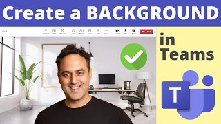 How to Create a Background in Microsoft Teams Fast [upl. by Oneg980]