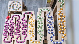 Epic ASMR Marble Run Live 🌈 Colorful Marbles on HABA Slope – Satisfying amp Relaxing 😎 006 [upl. by Salomie]