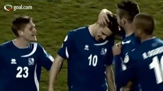 Gylfi Sigurdsson scores 2 great goals agaisnt Slovenia [upl. by Nyrak]