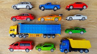 My Super cars and colorful trucks from Welly [upl. by Yrakcaz]