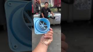 Part 526Parking diesel heater cooling fan install it to dissipate heat truck fan parking heater [upl. by Deming]