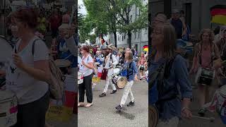 Heilbronn steht auf Demo mit Trommeln und Wolfgang Burkard 27072024 [upl. by Alamac]