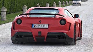 Ferrari F12 NOVITEC NLargo Eargasmic V12 Exhaust Note  Start Up Revs Acceleration [upl. by Valorie]