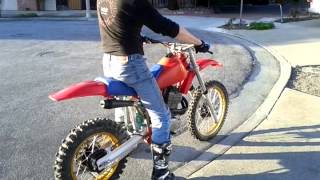 XR500 HPF CampJ Mono start [upl. by Anahsat]