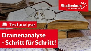 Dramenanalyse  Schritt für Schritt  Deutsch verstehen mit dem Studienkreis [upl. by Odareg]