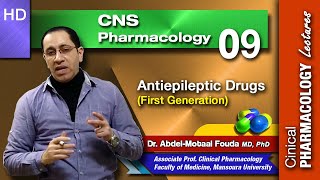 CNS Pharmacology Ar  Lec 09 Therapy of epilepsy Part 2 First gen antiepileptic drugs [upl. by Akerboom]